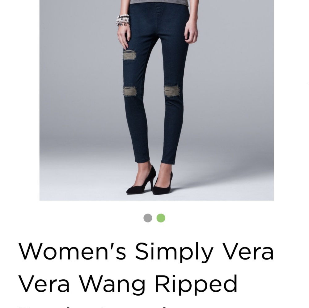 Simply Vera Wang deming leggings
